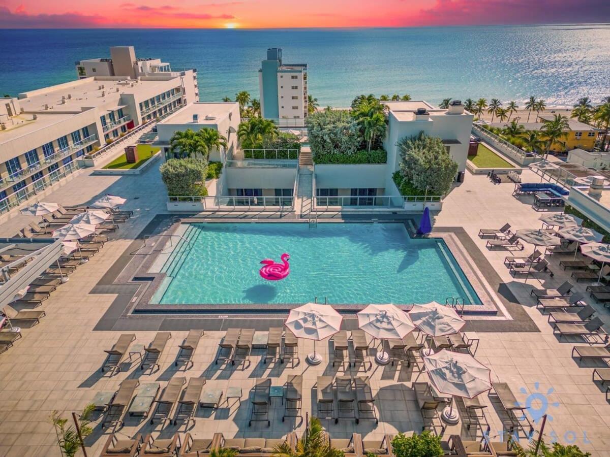 Rooftop Pool - Hollywood Beach Boardwalk Eksteriør bilde