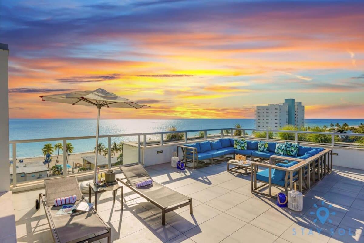 Rooftop Pool - Hollywood Beach Boardwalk Eksteriør bilde