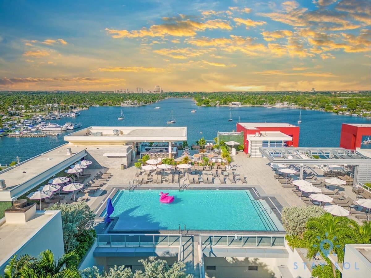Rooftop Pool - Hollywood Beach Boardwalk Eksteriør bilde