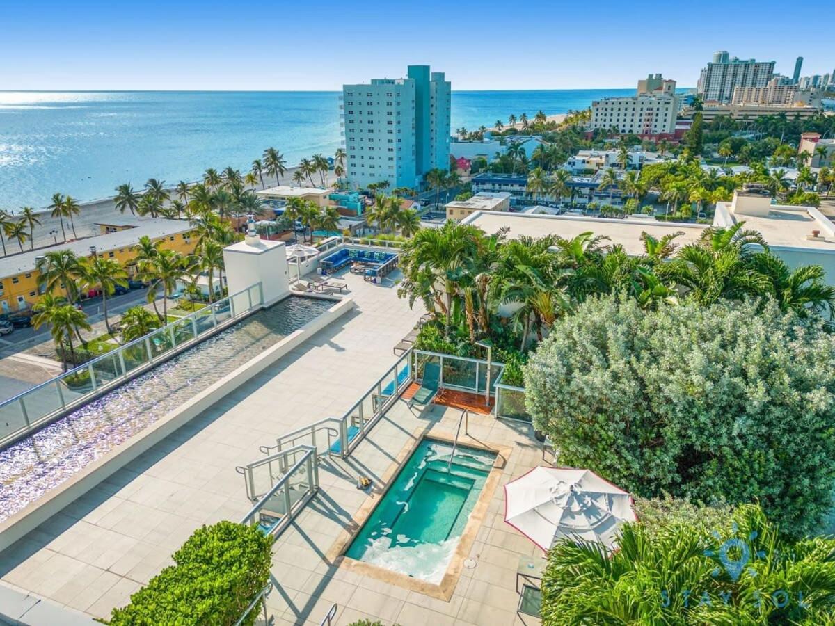 Rooftop Pool - Hollywood Beach Boardwalk Eksteriør bilde